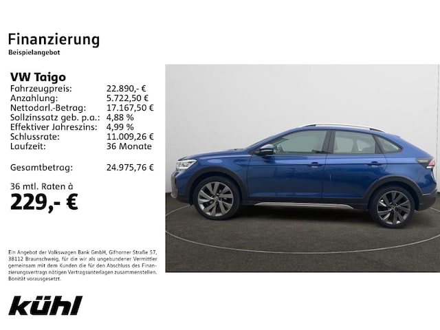 Volkswagen Taigo 1.5 TSI DSG Style