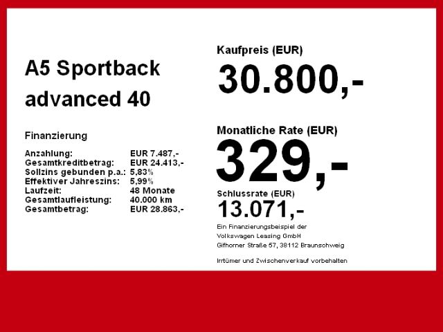 Audi A5 40 TDI S-Tronic Sportback