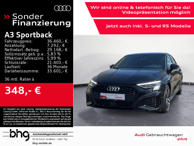 Audi A3 35 TFSI S-Line S-Tronic Sportback