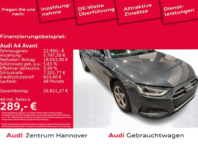 Audi A4 30 TDI Avant S-Tronic
