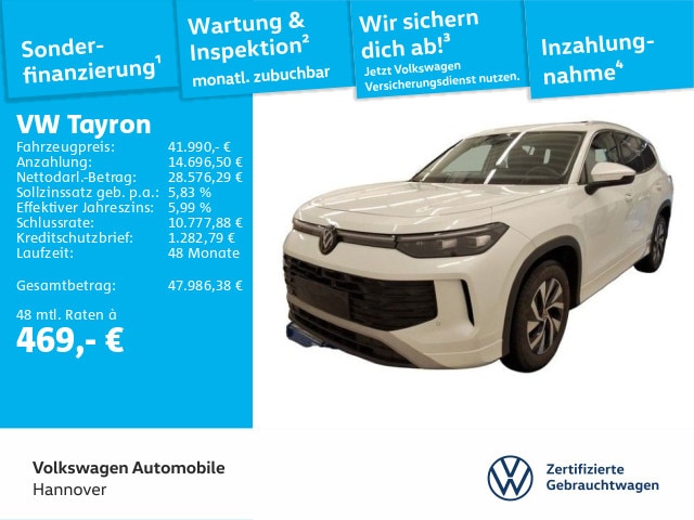 Volkswagen Tayron 1.5 eTSI DSG Life