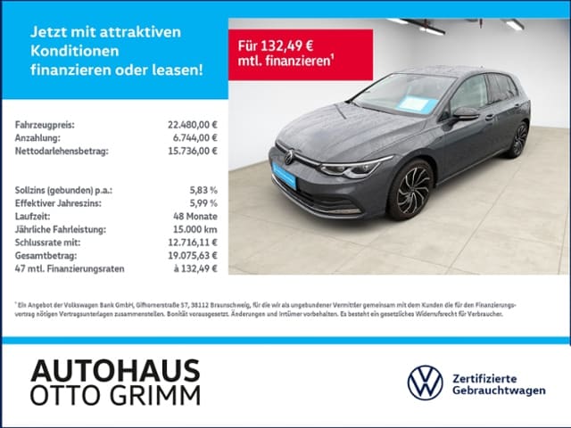 Volkswagen Golf 1.5 TSI Golf VIII