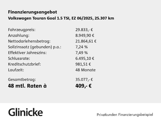 Volkswagen Touran 1.5 TSI