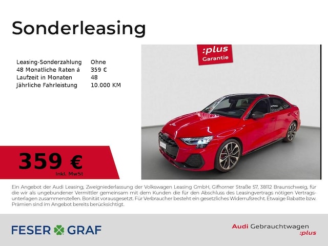 Audi A3 S-Line S-Tronic Sedan