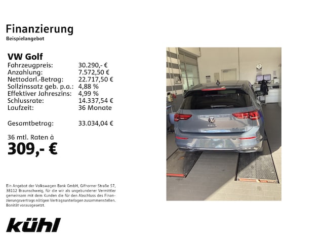 Volkswagen Golf 2.0 TDI DSG Golf VIII Plus