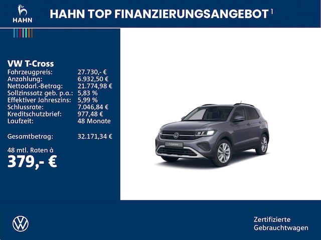 Volkswagen T-Cross 1.0 TSI DSG Life