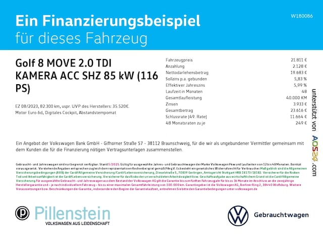 Volkswagen Golf 2.0 TDI Move