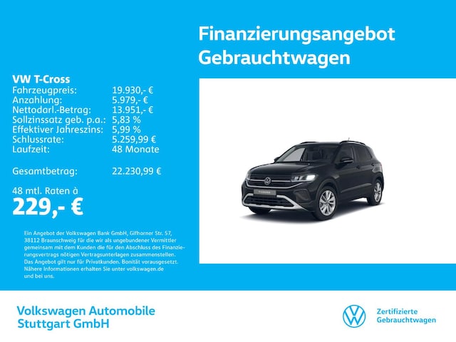 Volkswagen T-Cross 1.0 TSI Life