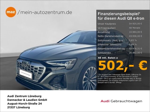 Audi Q8 e-tron 55 Quattro S-Line Sportback