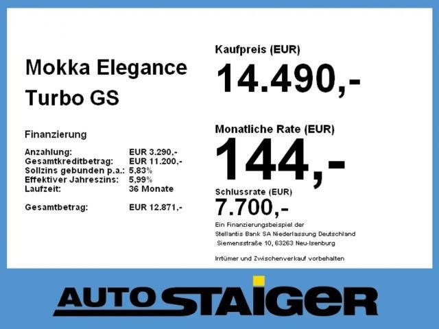 Opel Mokka Elegance Turbo