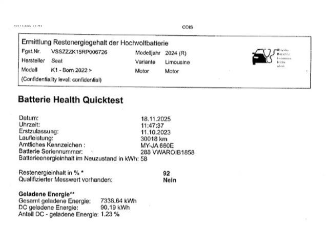 Cupra Born 62kWh GJR 19" ALU PDC LED DAB