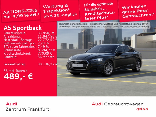 Audi A5 40 TFSI S-Tronic Sportback