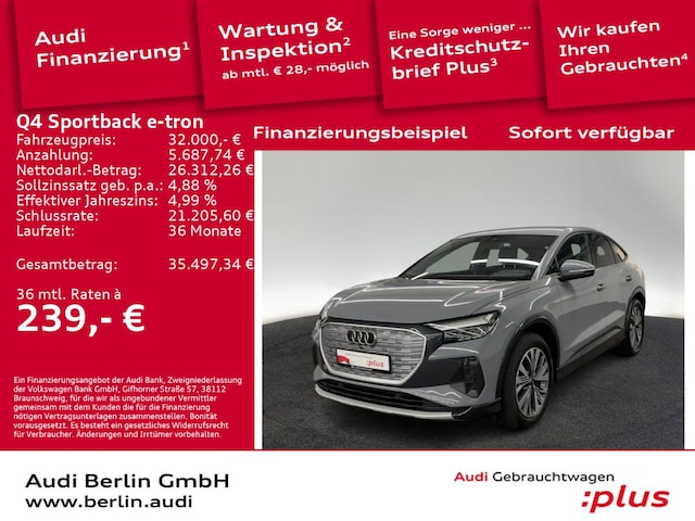 Audi Q4 e-tron 40 Sportback