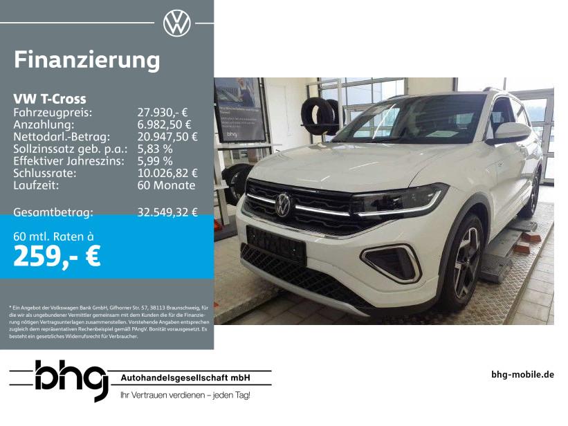 Volkswagen T-Cross 1.0 TSI DSG R-Line