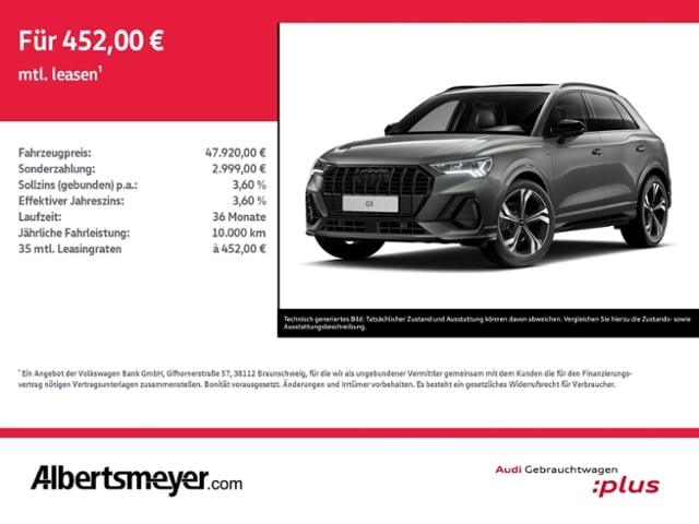 Audi Q3 35 TDI S-Line S-Tronic