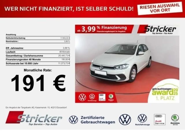 Volkswagen Polo 1.0 191,-ohne Anzahlung App-Connect