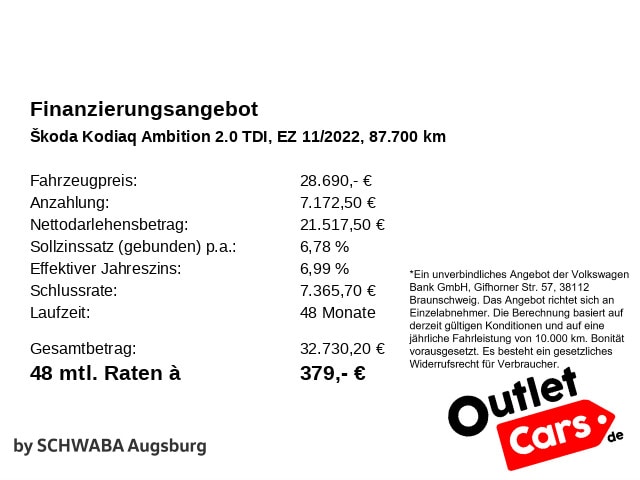 Skoda Kodiaq 2.0 TDI 4x4 Ambition