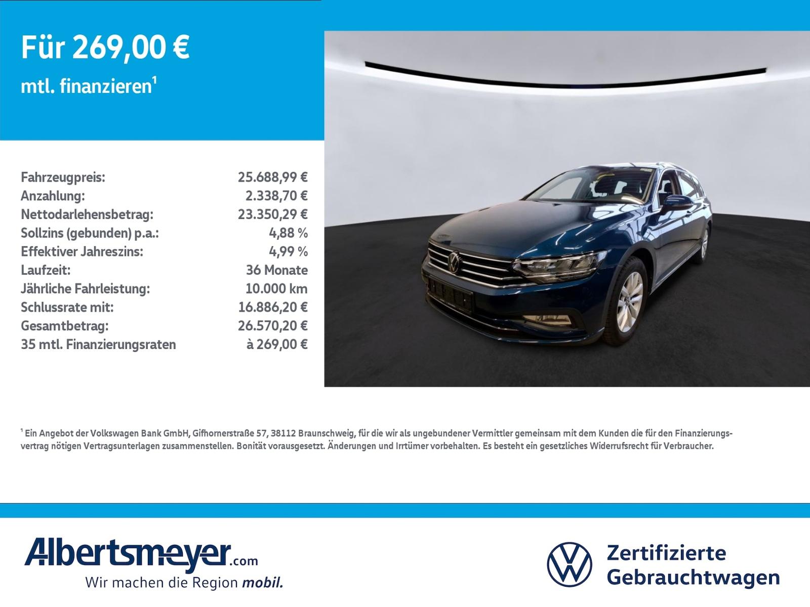 Volkswagen Passat 2.0 TDI Business Variant