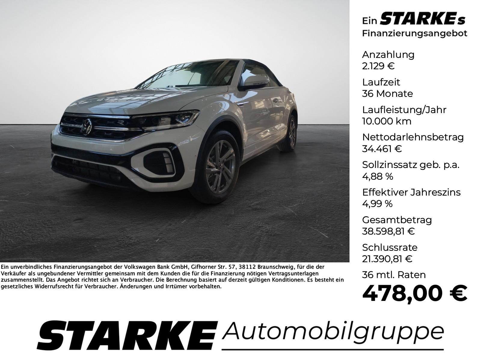 Volkswagen T-Roc 1.5 TSI Cabriolet DSG R-Line