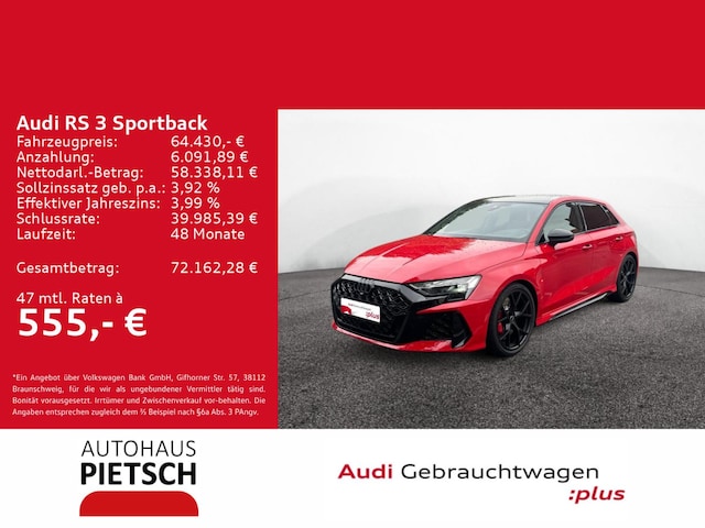 Audi RS3 Quattro S-Tronic Sportback