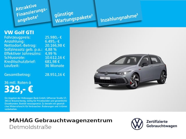 Volkswagen Golf 2.0 TSI GTI Golf VIII