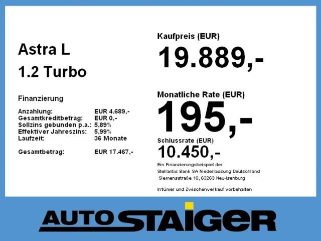 Opel Astra 1.2 Turbo Turbo
