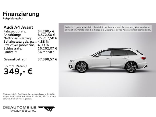 Audi A4 45 TFSI Avant Quattro S-Line S-Tronic