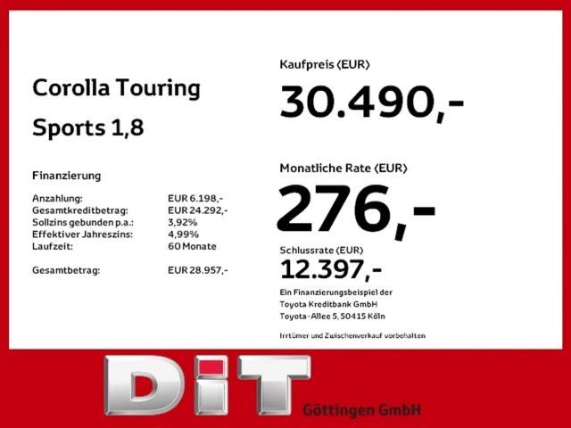 Toyota Corolla Hybride Touring