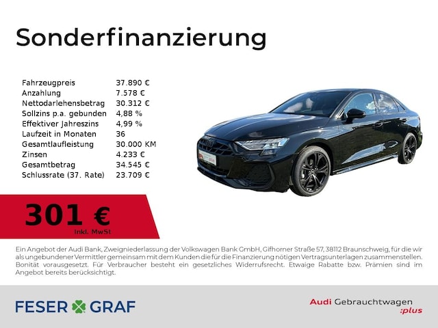 Audi A3 S-Line S-Tronic Sedan