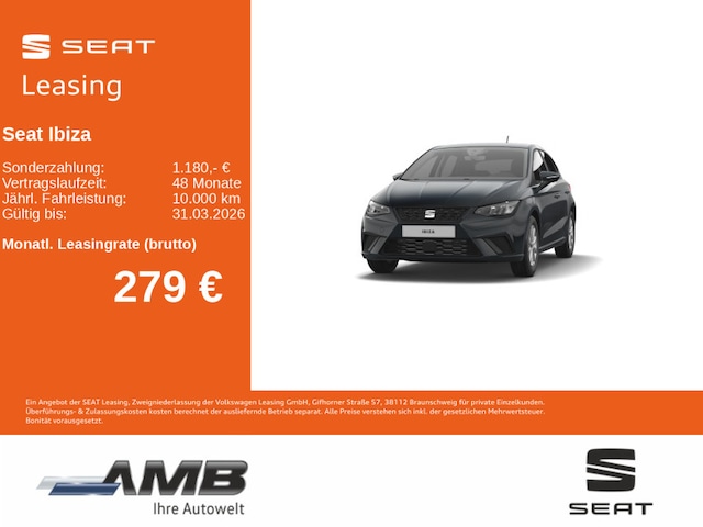 Seat Ibiza Ibiza Road Edition 1.0 LED/Nav/Sitzh/Climatronic