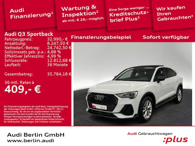 Audi Q3 35 TFSI S-Tronic Sportback
