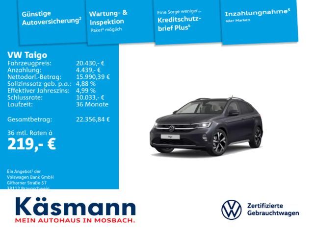 Volkswagen Taigo 1.0 TSI DSG Style