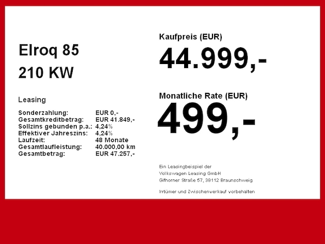 Skoda Elroq 210 KW MATRIX 360° AHK HUD WPumpe