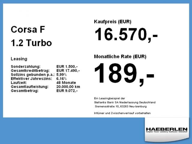 Opel Corsa 1.2 Turbo Turbo