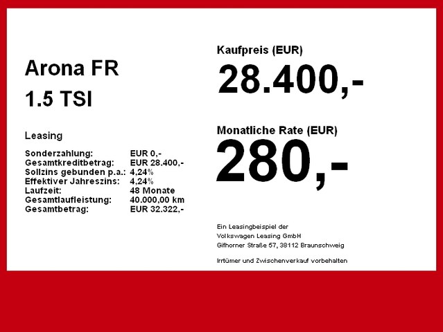 Seat Arona 1.5 TSI