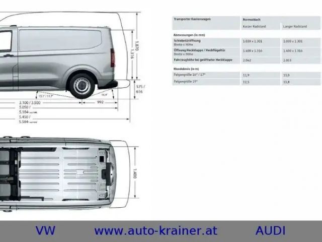 Volkswagen Transporter Lang T7