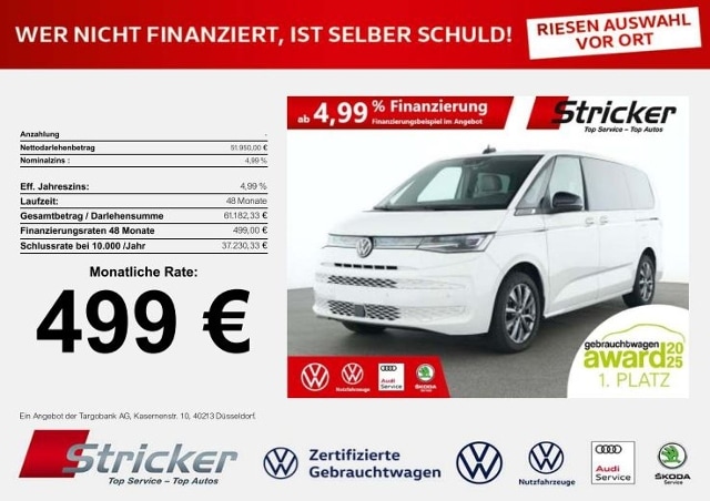 Volkswagen Multivan 2.0 TDI DSG Lang T7