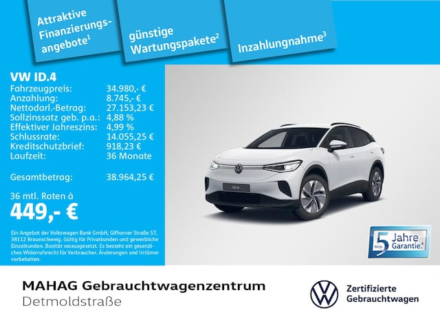 Volkswagen ID.4 55 kWh IQ.Drive Pure