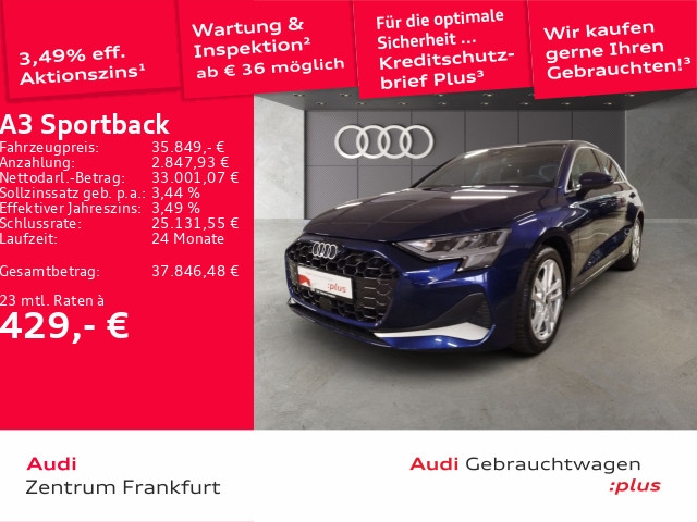 Audi A3 35 TDI S-Tronic Sportback