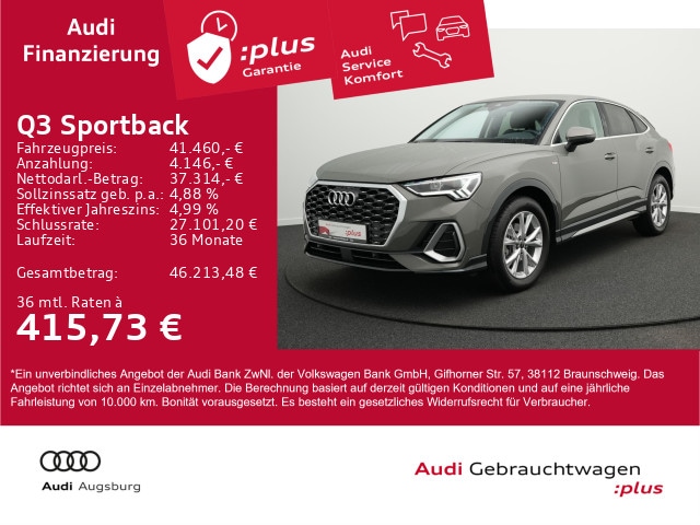 Audi Q3 35 TFSI S-Line S-Tronic Sportback