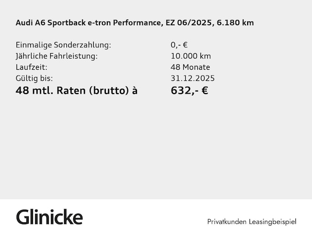 Audi A6 e-tron Performance Sportback