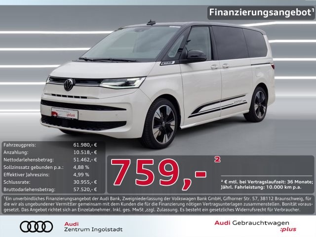 Volkswagen Multivan 2.0 TSI IQ.Drive Lang T7