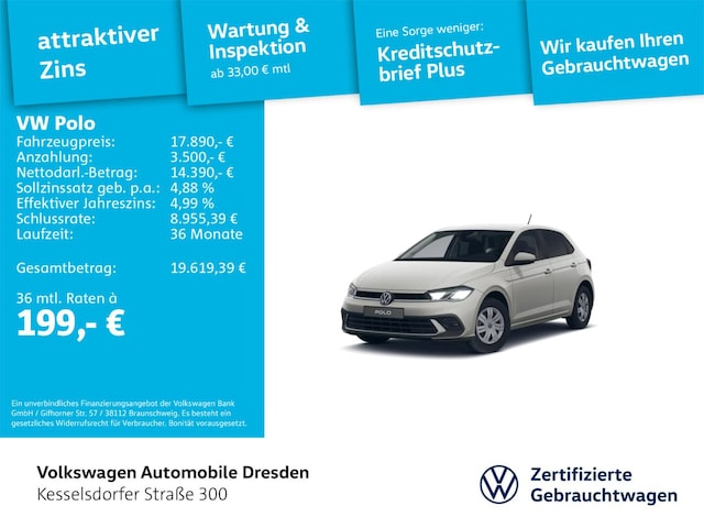 Volkswagen Polo Polo 1.0 LED DAB ACC Sitzhzg.