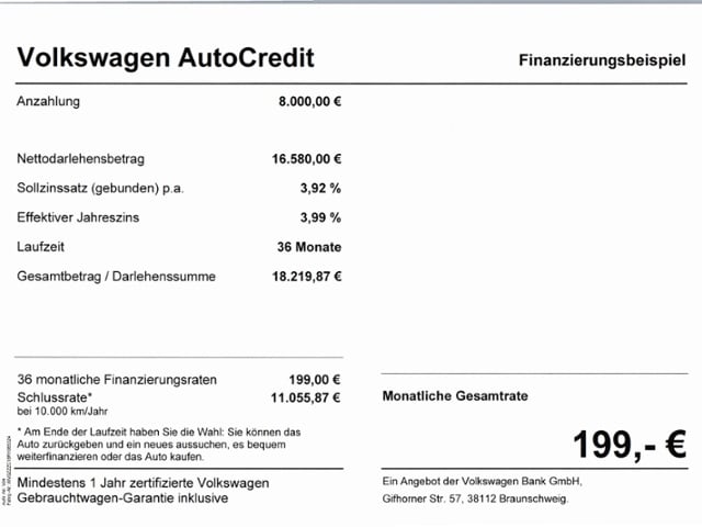 Volkswagen T-Cross 1.0 TSI