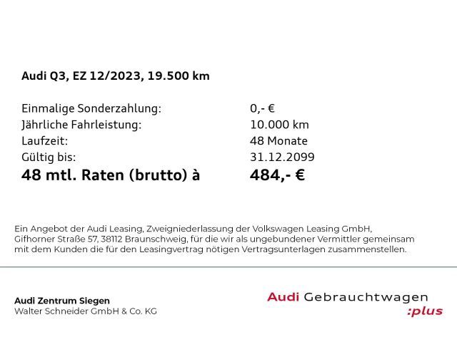 Audi Q3 45 TFSI Hybride