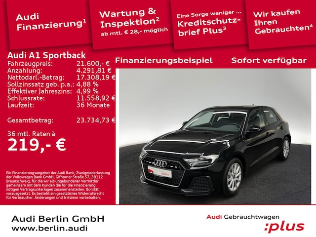 Audi A1 30 TFSI S-Tronic Sportback