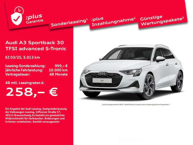 Audi A3 30 TFSI S-Tronic Sportback