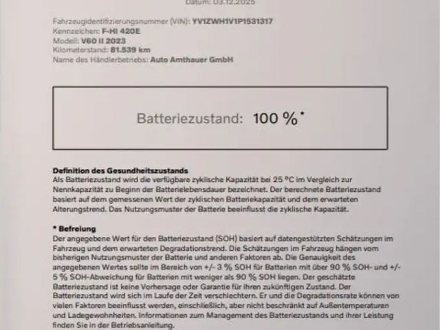 Volvo V60 AWD Dark Plus T6