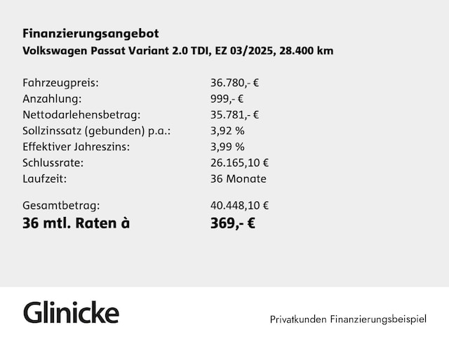 Volkswagen Passat 2.0 TDI DSG IQ.Drive Variant