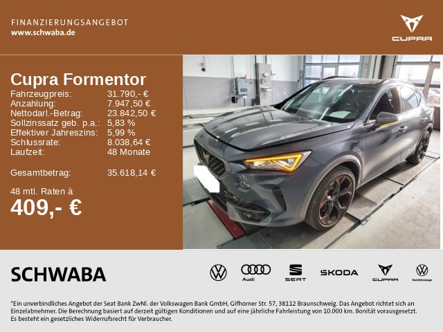 Cupra Formentor 1.4 VZ e-Hybrid